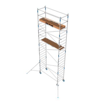 Torre de andamio móvil Premium PRO 90x190 8,20 m altura de trabajo