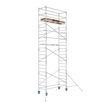 Torre de andamio móvil Premium PRO 90x190 8,20 m altura de trabajo