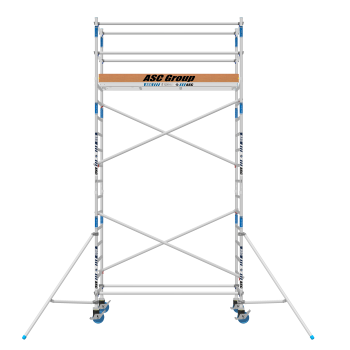 Andaime móvel Premium PRO 90x190 6,20 m de altura de trabalho