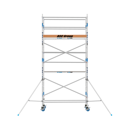 Torre de andamio móvil Premium PRO 75x250 6,20 m altura de trabajo