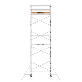 Torre de andaime móvel Premium PRO 90x190 10,20 m de altura de trabalho